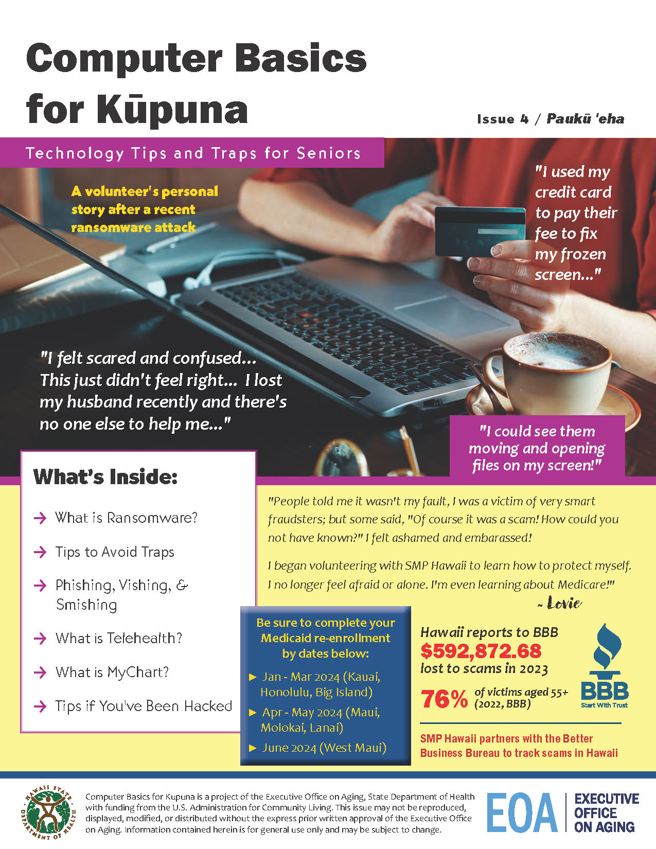 Computer Basics for Kūpuna – Issue 4 / Paukū ‘eha